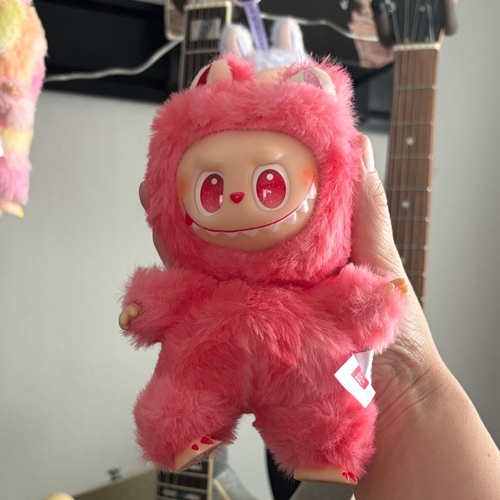 “Labubu” Pink Plush Toy